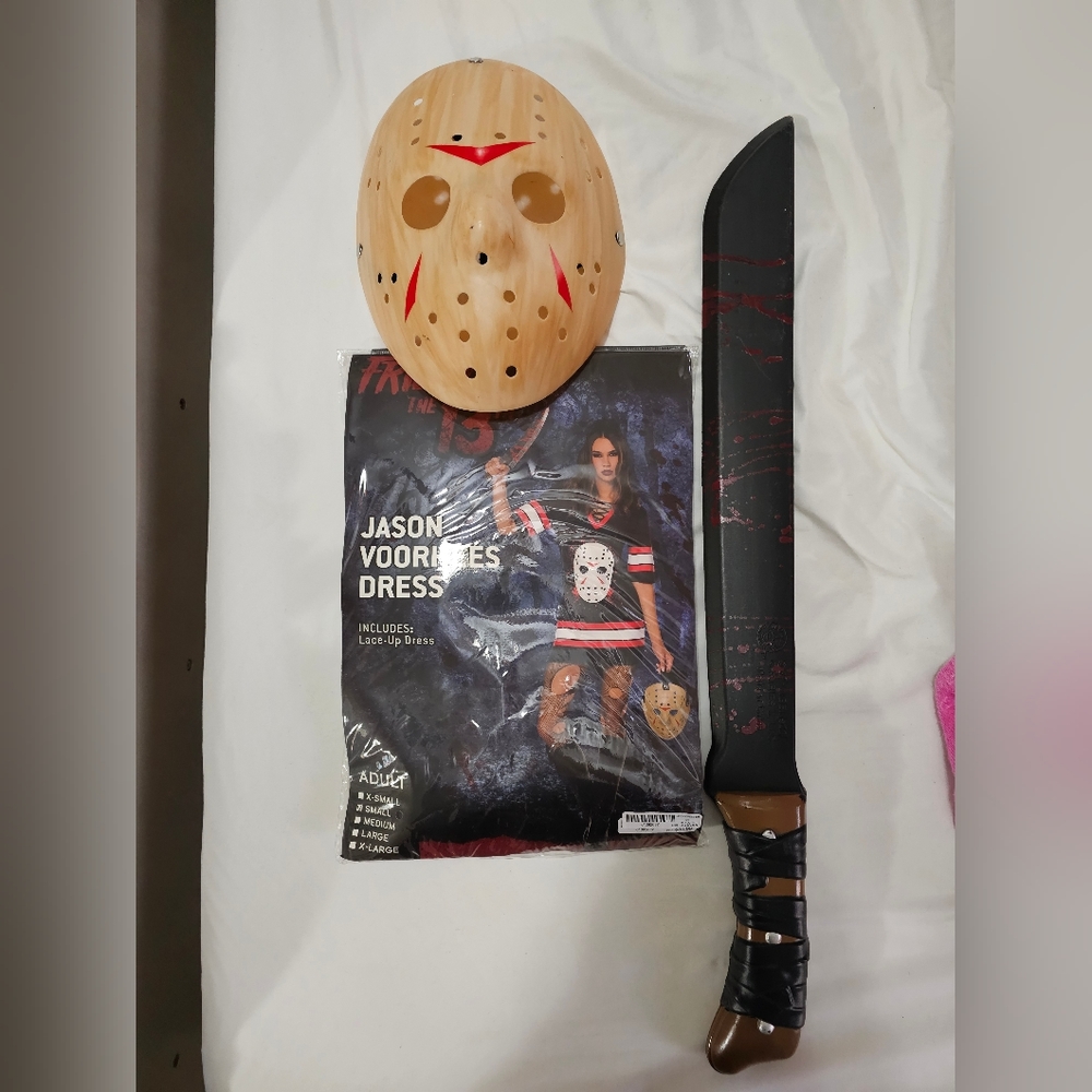 JASON VOORHEES 3PC COSTUME| SMALL